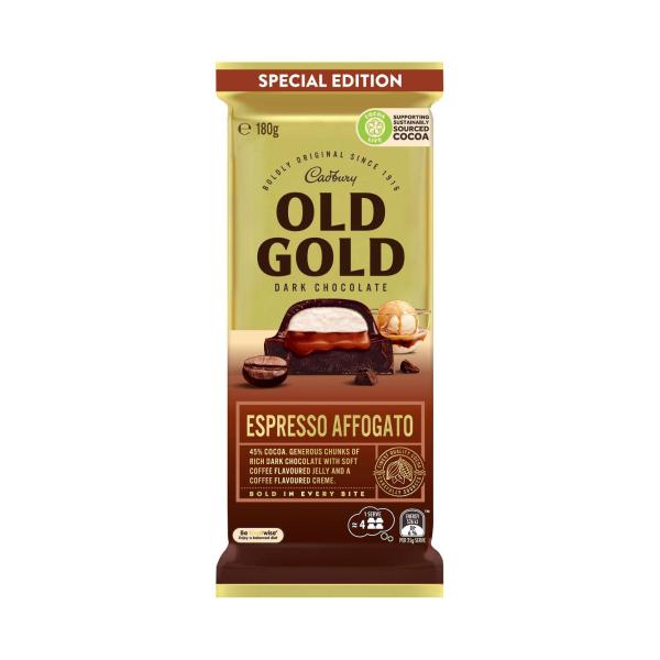 Old Gold Espresso Affogato Dark Chocolate Block