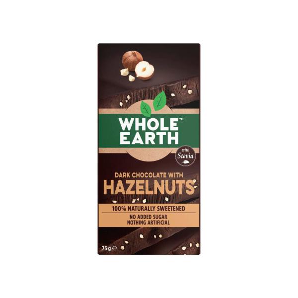 No Sugar Dark Hazelnut Chocolate Block