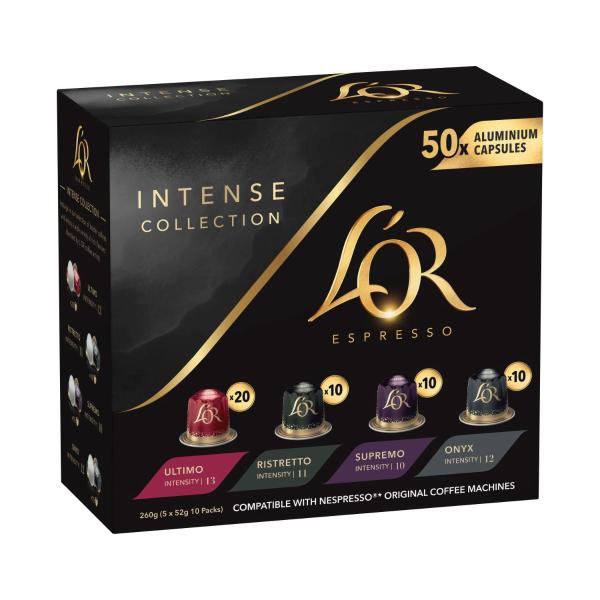 Espresso Intense Collection Coffee Capsules Nespresso* Compatible