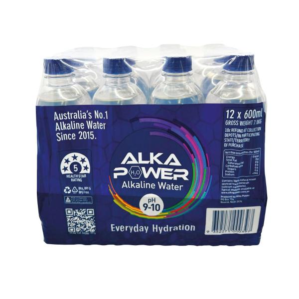 Alkaline Water 12x600ml