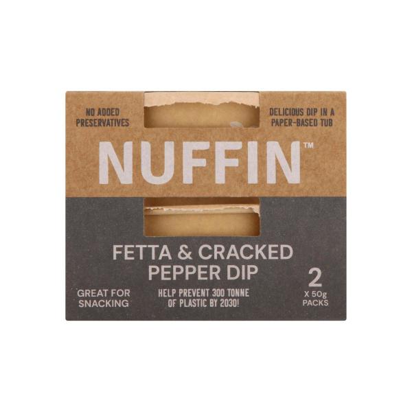 Fetta And Cracked Pepper Dip Snack Pack 2x50g