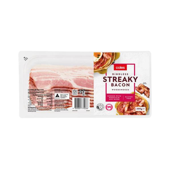 Rindless Streaky Bacon