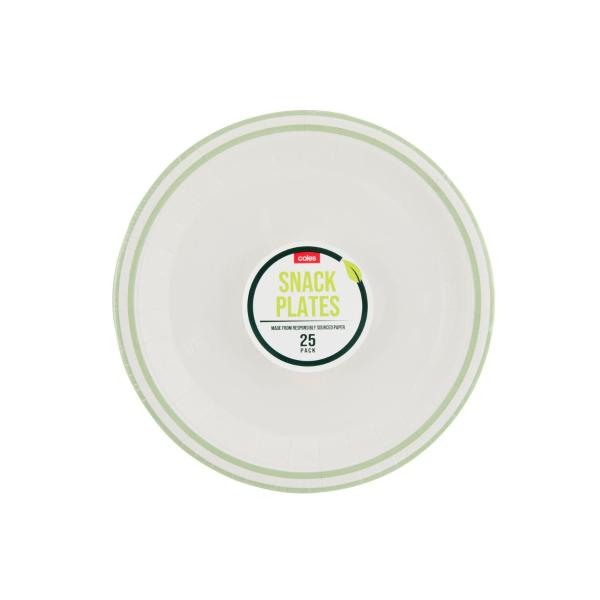 Patterned Snack Plates