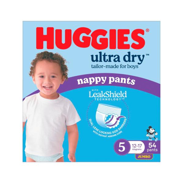 Nappy Pants Size 5 Boy Jumbo