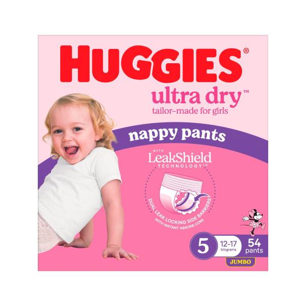 Jumbo Nappy Pants Size 5 Girl
