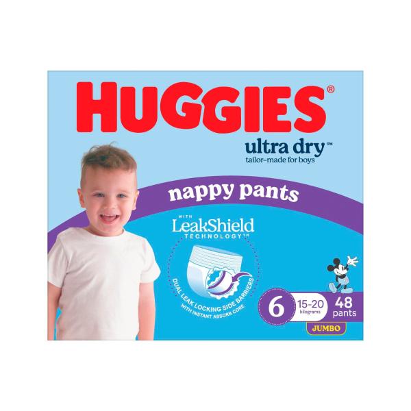 Nappy Pants Size 6 Boy Jumbo