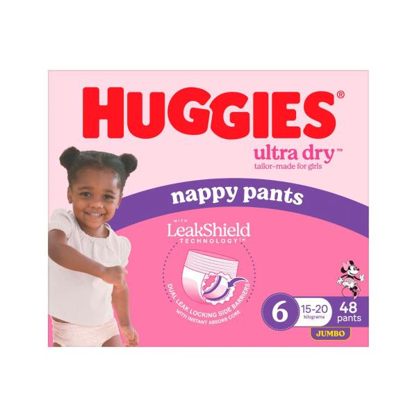Jumbo Nappy Pants Size 6 Girl