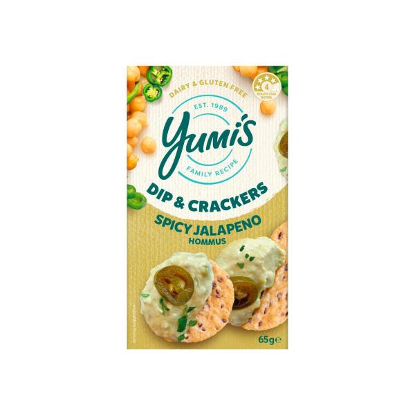 Dip & Crackers Jalapeno Hommus