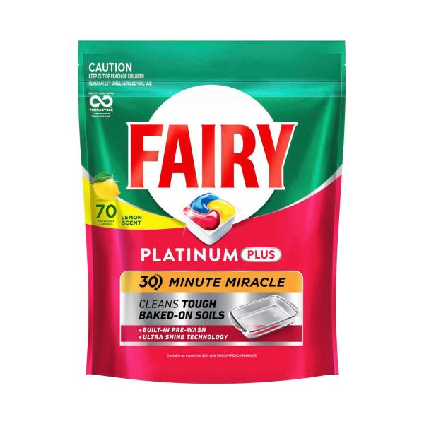 Platinum Plus Lemon Dishwashing Tablets