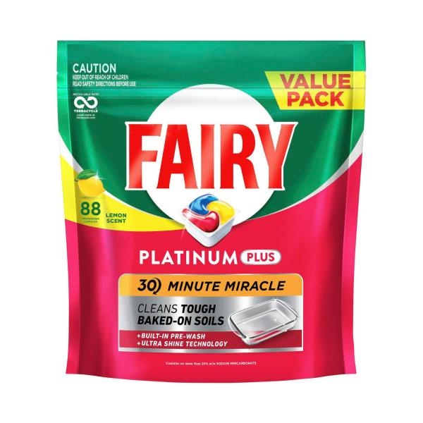 Platinum Plus Lemon Dishwashing Tablets