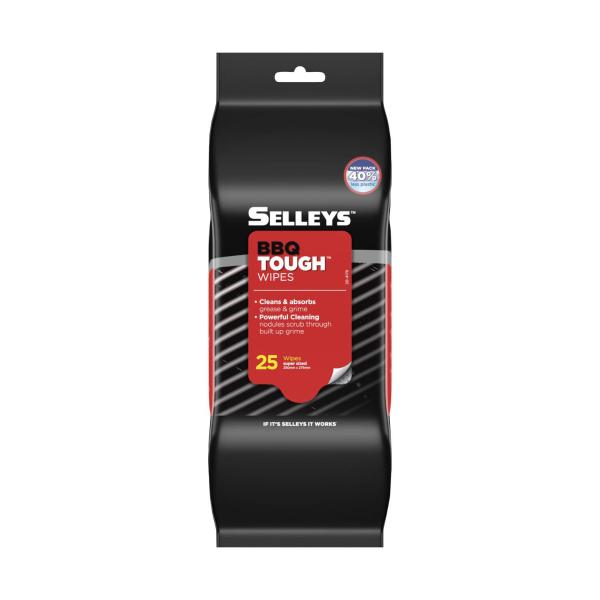 BBQ Tough 25 Wipes