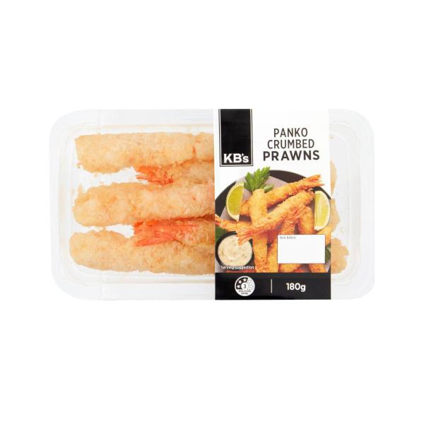 Panko Crumbed Prawns