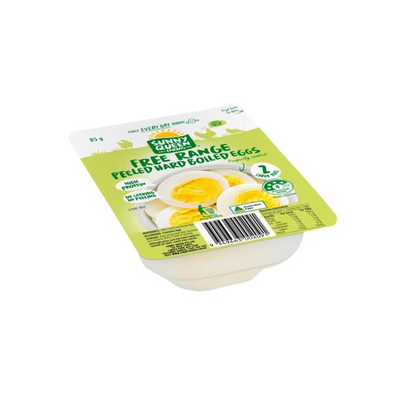 Peeled Hard Boiled Eggs 2 Pack
