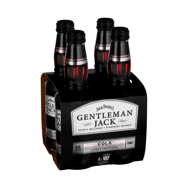 Gentleman Jack & Cola Bottle 330ml