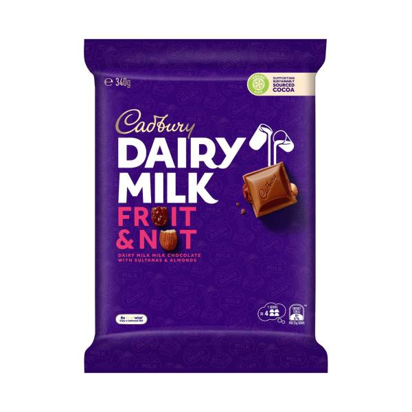 Dairy Milk Fruit & Nut Chocolate Block