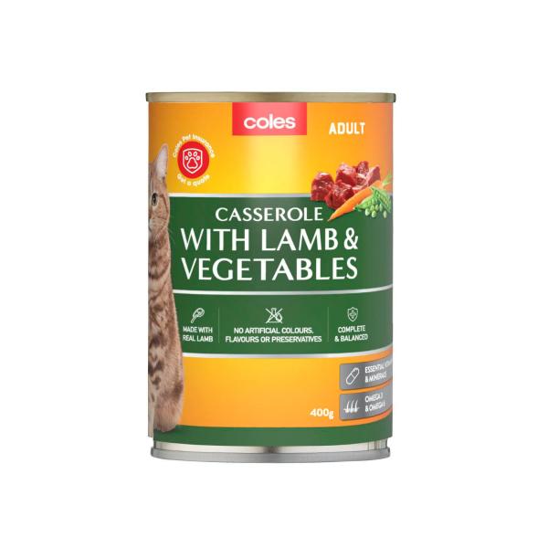 Cat Food Adult Lamb & Vegetables