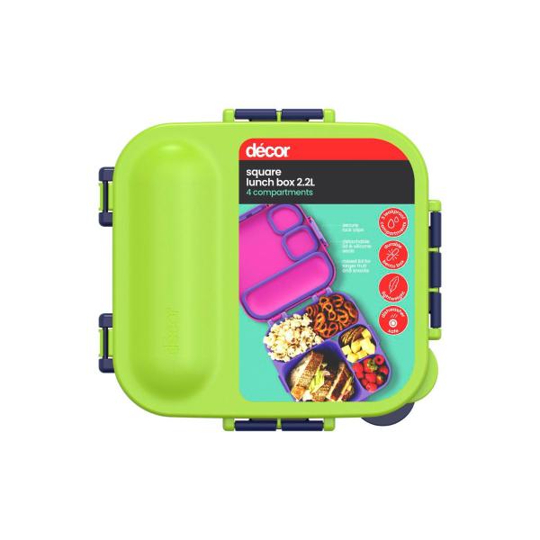 Square Lunch Box 2.2l