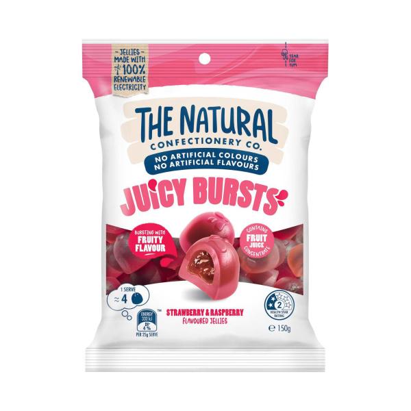 Juicy Bursts Strawberry & Raspberry Lollies