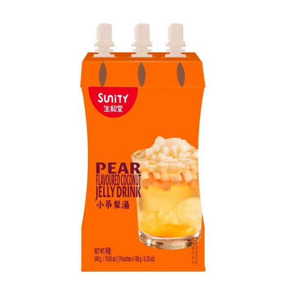 Pear Coconut Jelly Drink