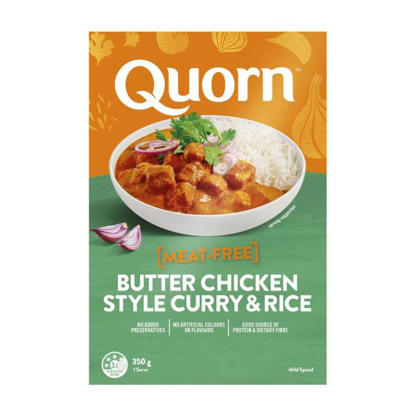Meat Free Butter Chicken Style Curry With Rice