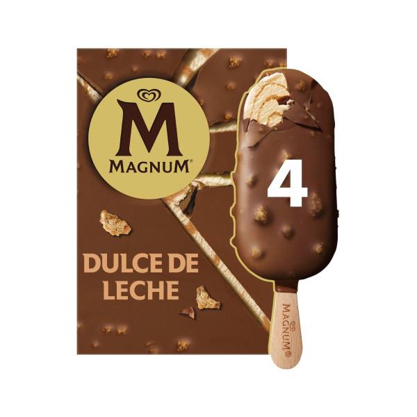 Magnum Dulce De Leche Ice Cream Sticks 4 Pack