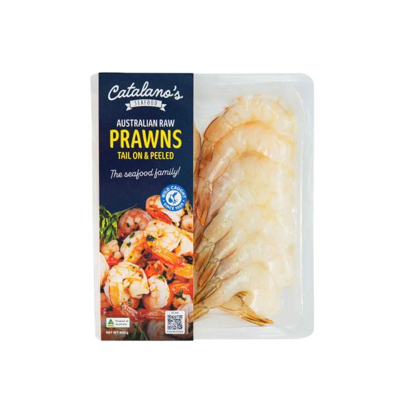 Seafood Aussie Raw Peeled Prawns