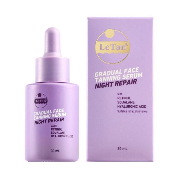 Gradual Face Tanning Night Repair Serum