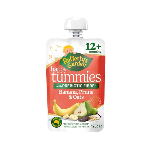 Happy Tummies Banana Prune & Oats 12m+