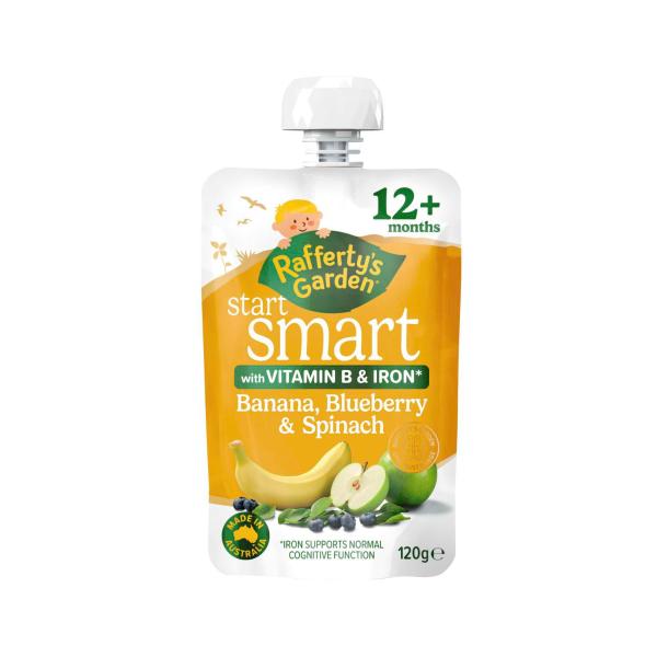 Smart Start Banana Blueberry & Spinach 12m+