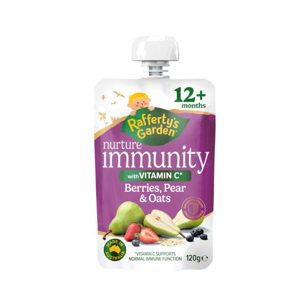 Nurture Immunity Berries Pear & Oats 12m+