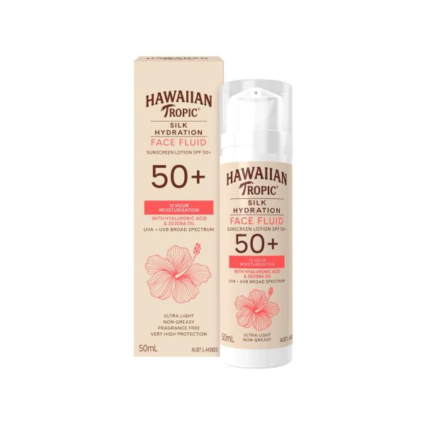 Silk Hydration Face Fluid Sunscreen Lotion SPF 50+