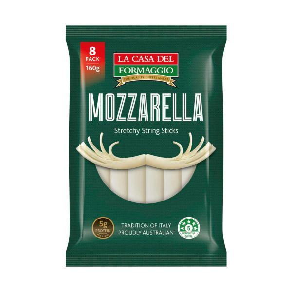 Mozzarella String Cheese Sticks 8 Pack