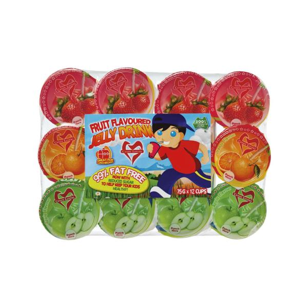 Fruit Flavour Jelly Drink 12x75g