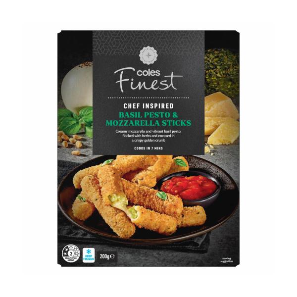 Basil Pesto & Mozzarella Sticks 10 Pack