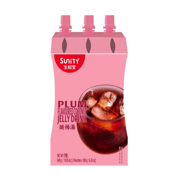 Plum Coconut Jelly Drink