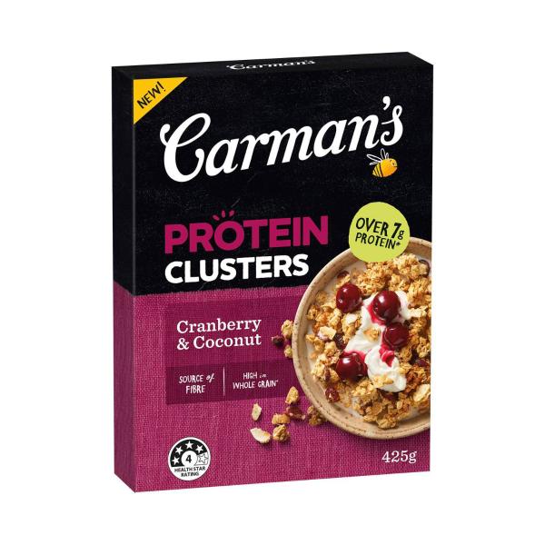 Protein Clusters Cranberry & Coconut