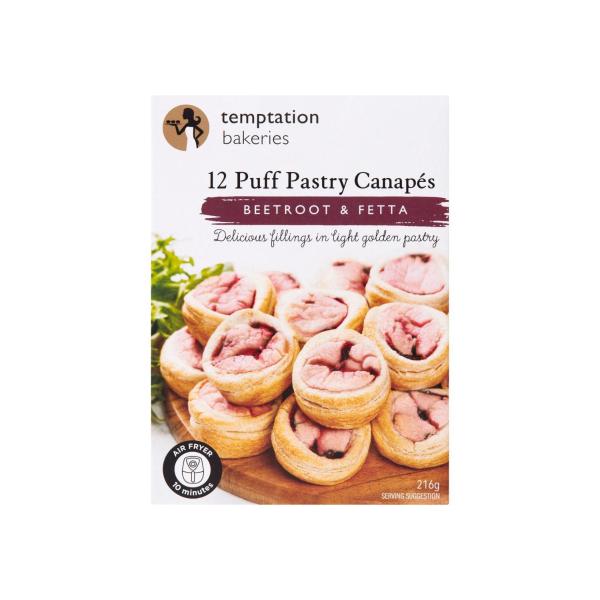 Beetroot And Feta Canapes 12 Pack