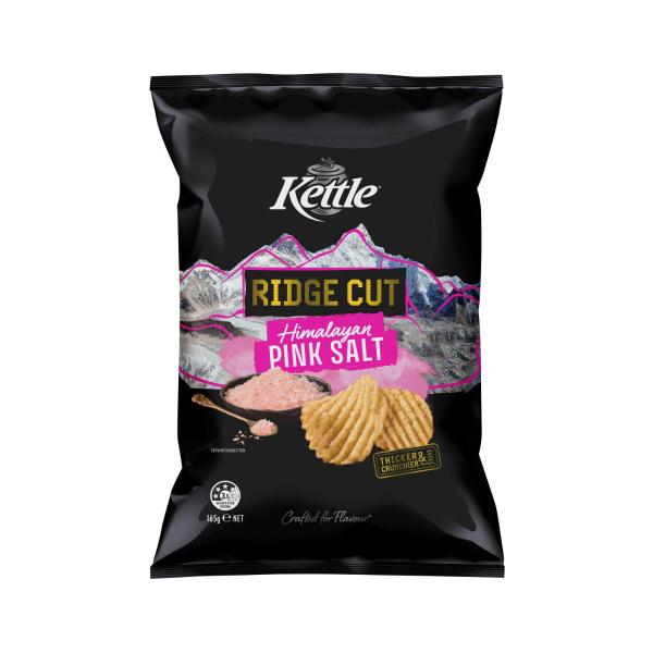 Ridge Cut Potato Chips Himalayan Salts