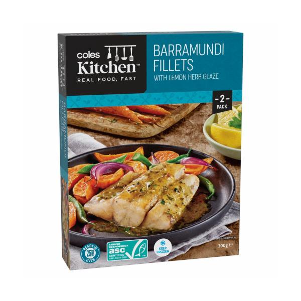 Barramundi Skin On Lemon Herb Glaze 2 Pack