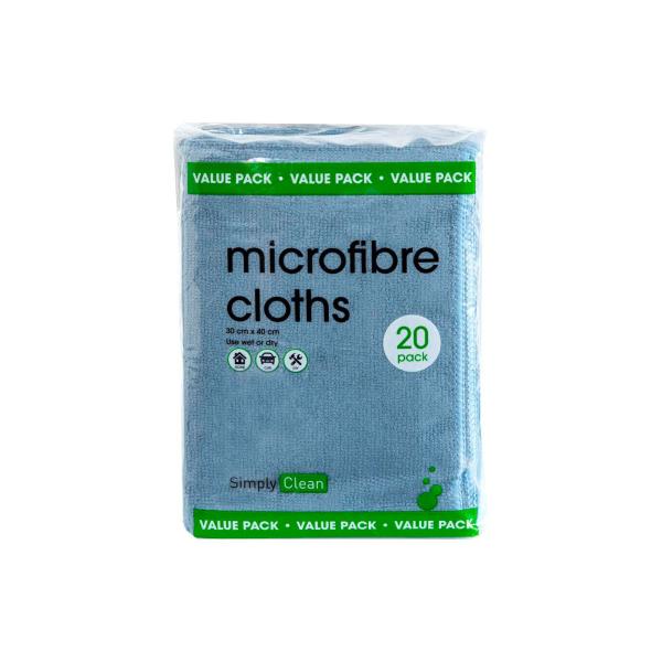 Clean Microfibre Cleaning Cloths