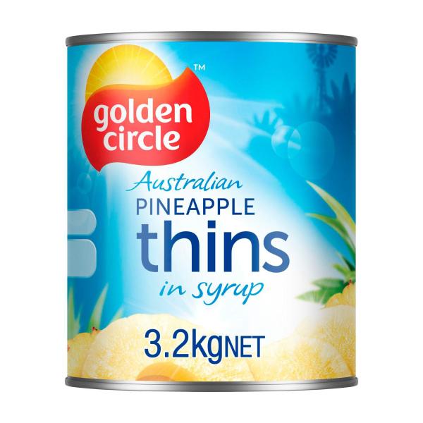 Aussie Pineapple Thins In Syrup
