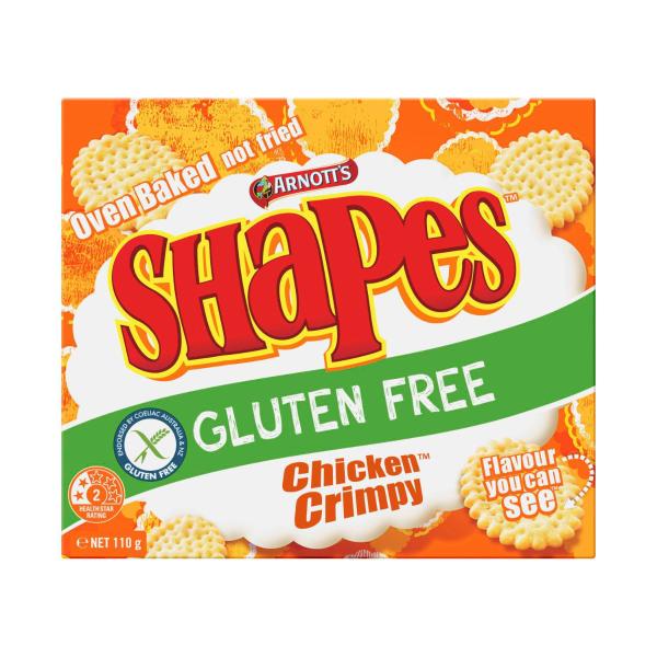 Gluten Free Shapes Biscuits Chicken Crimpy