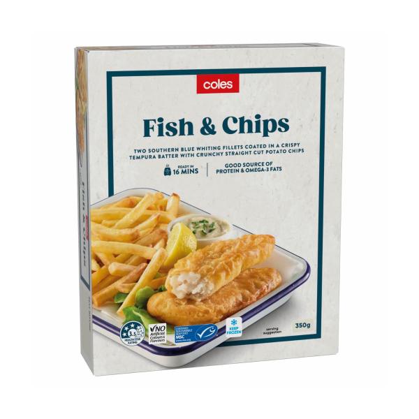 Battered Southern Blue Whiting Fish & Chips