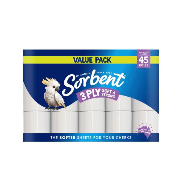 3-ply Soft & Strong Toilet Paper