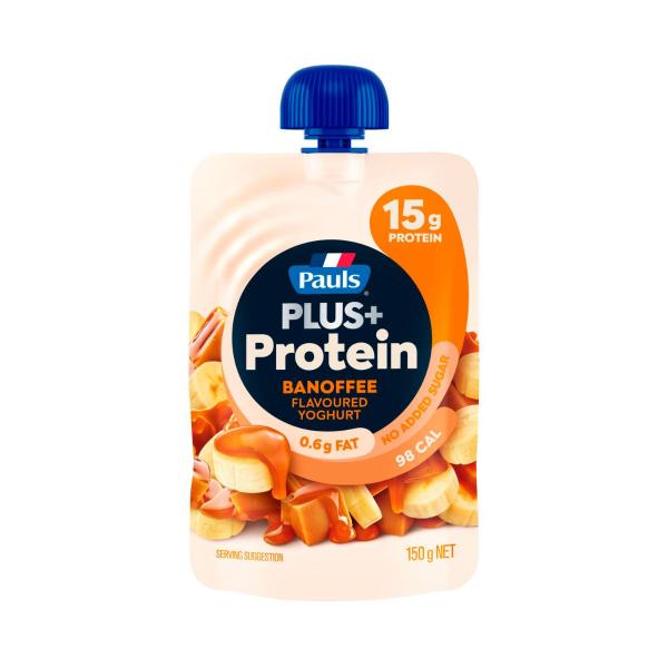 Plus Protein Yoghurt Pouch Banoffee