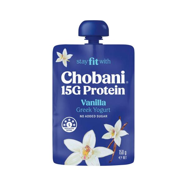 15g High Protein Greek Yogurt Vanilla Pouch