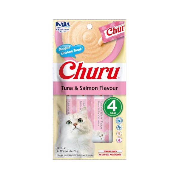 Puree Tuna & Salmon Flavour Cat Treats