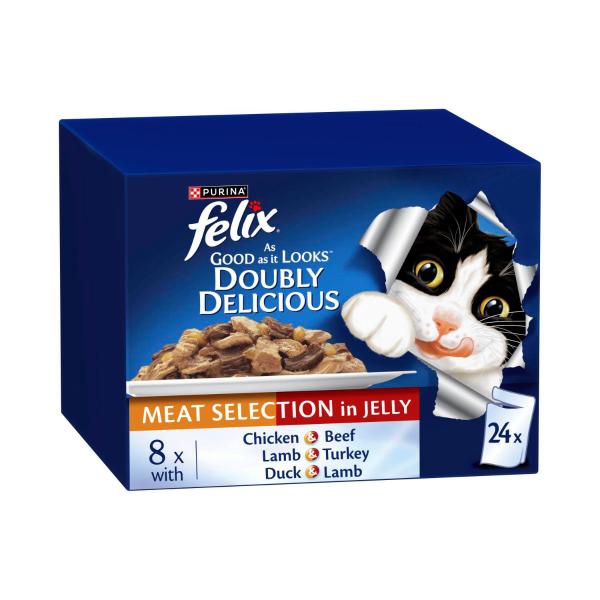 As Good As It Looks Doubly Delicious Meat Selection 24x85g