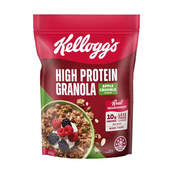 High Protein Granola Apple Crumble