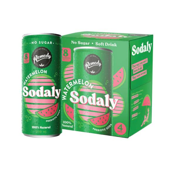 Sodaly Watermelon 4x250ml